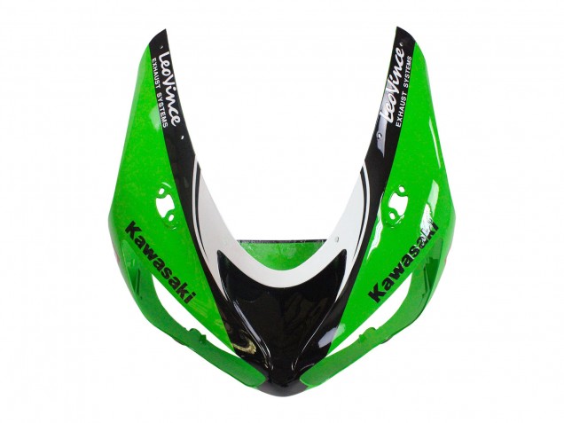 2005-2006 Kawasaki ZX6R Motorcycle Fairings - Green Red Black Elf 66 Canada Suppliers