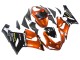 2005-2006 Kawasaki ZX6R Motorcycle Fairing - Orange Black Canada Suppliers