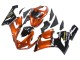 2005-2006 Kawasaki ZX6R Motorcycle Fairing - Orange Black Canada Suppliers