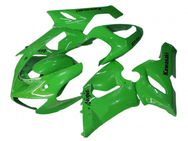 2005-2006 Kawasaki ZX6R Motorcycle Fairings - Green Canada Suppliers