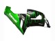 2005-2006 Kawasaki ZX6R Motorcycle Fairing - Glossy Black Green Flame Canada Suppliers