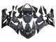 2005-2006 Kawasaki ZX6R Motorcycle Fairings - Dark Grey Black Canada Suppliers
