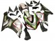 2005-2006 Kawasaki ZX6R Motorcycle Fairings - Black Silver Green Red K-26 Canada Suppliers