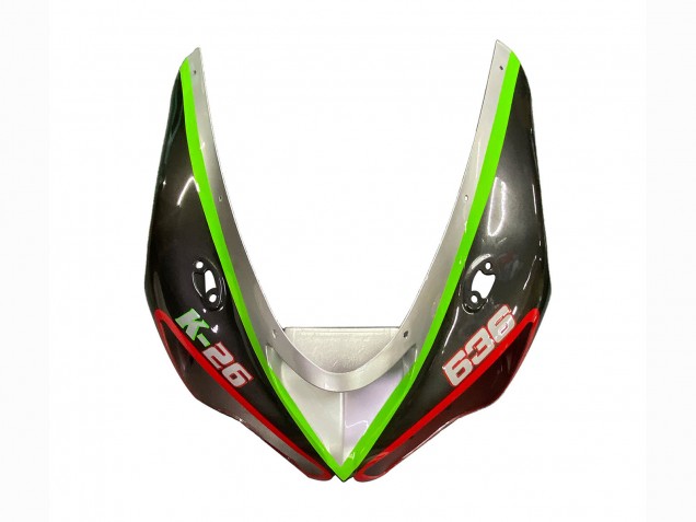 2005-2006 Kawasaki ZX6R Motorcycle Fairings - Black Silver Green Red K-26 Canada Suppliers