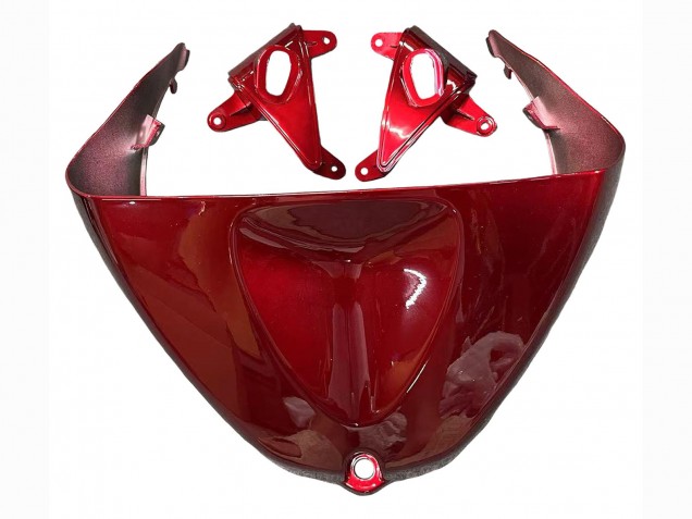 2005-2006 Kawasaki ZX6R Motorcycle Fairings - Red Black Canada Suppliers