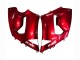 2005-2006 Kawasaki ZX6R Motorcycle Fairings - Red Black Canada Suppliers