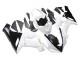 2005-2006 Kawasaki ZX6R Motorcycle Fairings - White Black Gold Ninja Canada Suppliers