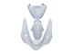 2005-2006 Kawasaki ZX6R Motorcycle Fairings - White Canada Suppliers