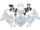2005-2006 Kawasaki ZX6R Motorcycle Fairings - White Canada Suppliers