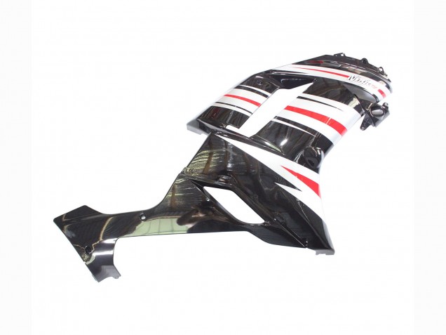2007-2008 Kawasaki ZX6R Motorcycle Fairings - Black Silver Red Ninja Canada Suppliers