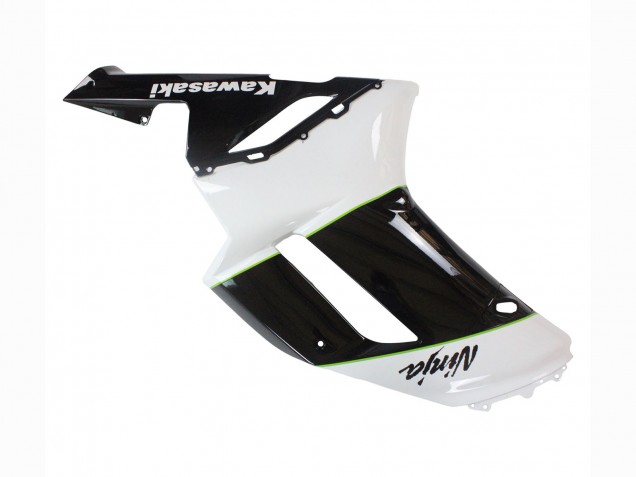 2007-2008 Kawasaki ZX6R Motorcycle Fairings - Black White Ninja Canada Suppliers