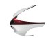 2007-2008 Kawasaki ZX6R Motorcycle Fairing - White Red Canada Suppliers