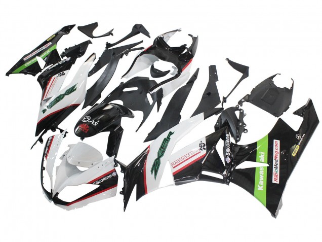 2009-2012 Kawasaki ZX6R Motorcycle Fairings - White Red Black Green Canada Suppliers