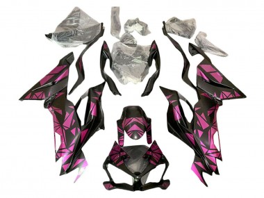 2019-2022 Kawasaki ZX6R Motorcycle Fairings - Purple Black Canada Suppliers