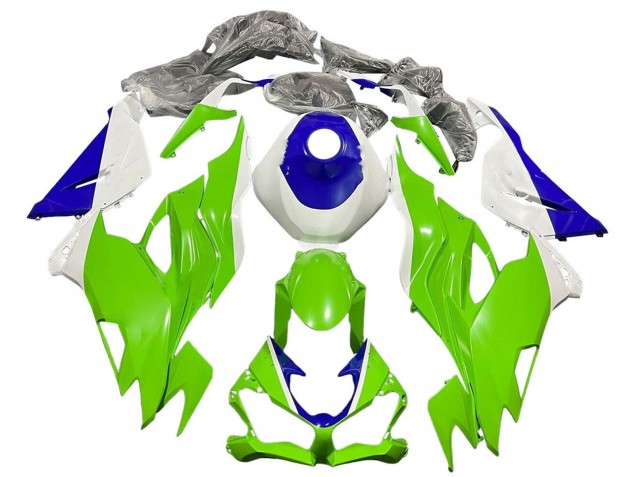2019-2022 Kawasaki ZX6R Motorcycle Fairings - White Blue Green Canada Suppliers