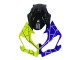 2019-2022 Kawasaki ZX6R Motorcycle Fairings - Blue Yellow Canada Suppliers