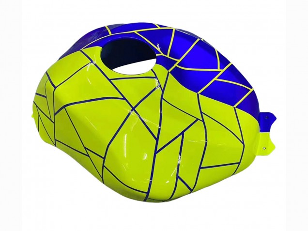 2019-2022 Kawasaki ZX6R Motorcycle Fairings - Blue Yellow Canada Suppliers