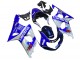 2000-2002 Suzuki GSXR1000 Motorcycle Fairings - Blue White Silver Castrol Dunlop Canada Suppliers