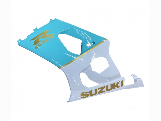 2003-2004 Suzuki GSXR 1000 Motorcycle Fairings - White Light Blue Gold Canada Suppliers