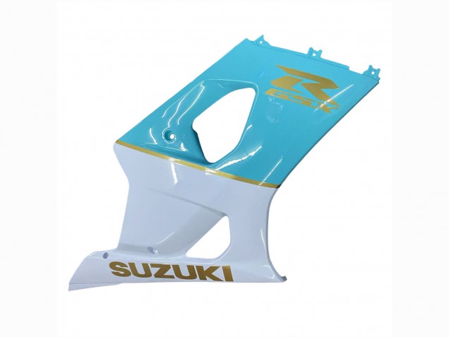2003-2004 Suzuki GSXR 1000 Motorcycle Fairings - White Light Blue Gold Canada Suppliers