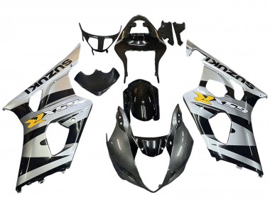 2003-2004 Suzuki GSXR 1000 Motorcycle Fairings - Glossy Black Silver Grey Yellow Canada Suppliers