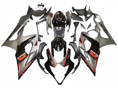 2005-2006 Suzuki GSXR 1000 Motorcycle Fairing - Silver Black Red Canada Suppliers