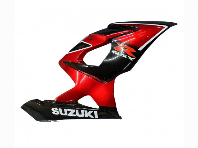 2005-2006 Suzuki GSXR 1000 Motorcycle Fairings - Red Glossy Black Canada Suppliers