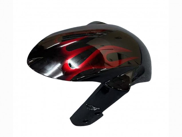 2007-2008 Suzuki GSXR 1000 Motorcycle Fairings - Black Red Flame Canada Suppliers