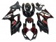 2007-2008 Suzuki GSXR 1000 Motorcycle Fairings - Black Red Flame Canada Suppliers