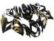 2009-2016 Suzuki GSXR 1000 Motorcycle Fairings - Glossy Black Gold Canada Suppliers