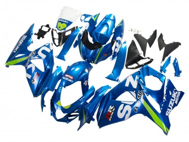 2009-2016 Suzuki GSXR 1000 Motorcycle Fairings - Light Blue Green Motul 29 Ecstar Canada Suppliers