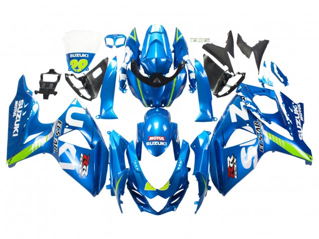 2009-2016 Suzuki GSXR 1000 Motorcycle Fairings - Light Blue Green Motul 29 Ecstar Canada Suppliers