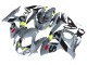 2009-2016 Suzuki GSXR 1000 Motorcycle Fairings - Grey Neon Yellow Black Motul Canada Suppliers