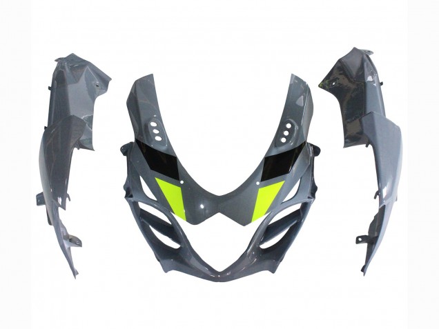 2009-2016 Suzuki GSXR 1000 Motorcycle Fairings - Grey Neon Yellow Black Motul Canada Suppliers