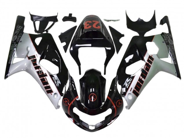 2009-2016 Suzuki GSXR 1000 Motorcycle Fairings - Glossy Black White Red Jordan 23 Canada Suppliers