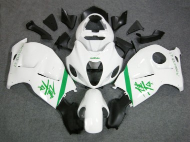 1996-2007 Suzuki GSXR 1300 Hayabusa Motorcycle Fairings - White Green Canada Suppliers