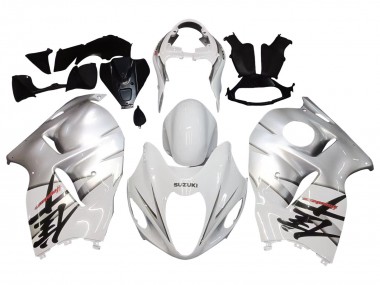 1996-2007 Suzuki GSXR 1300 Hayabusa Motorcycle Fairings - White Silver Hayabusa Canada Suppliers
