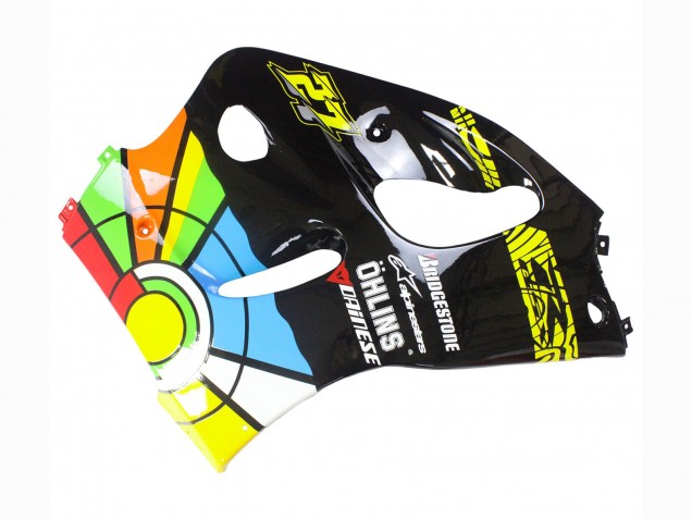 1996-2000 Suzuki GSXR 600 / GSXR 750 Motorcycle Fairings - Black Multicolor 27 Canada Suppliers