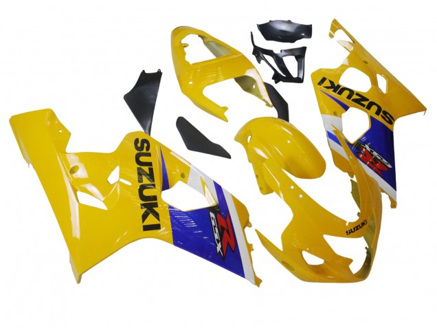 2004-2005 Suzuki GSXR 600 / GSXR 750 Motorcycle Fairing - Yellow White Blue Black Canada Suppliers