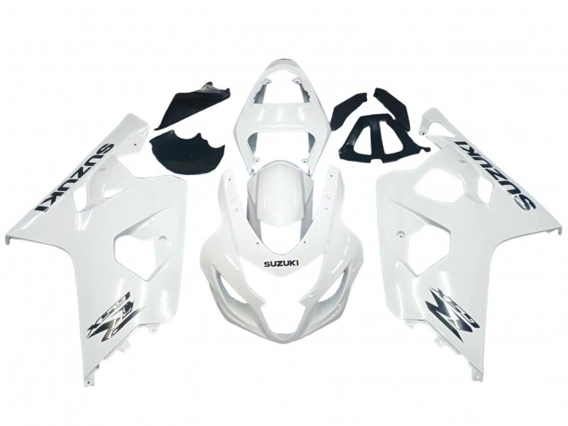 2004-2005 Suzuki GSXR 600 / GSXR 750 Motorcycle Fairings - Pearl White Canada Suppliers