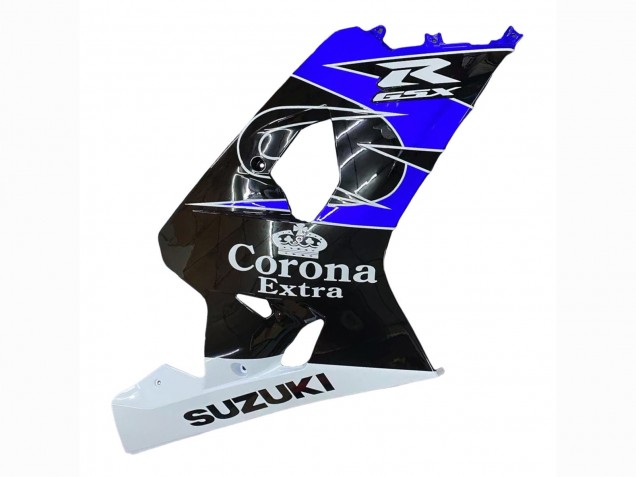 2004-2005 Suzuki GSXR 600 / GSXR 750 Motorcycle Fairing - White Blue Black Corona Motul Canada Suppliers