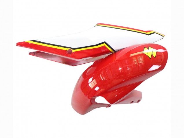 2004-2005 Suzuki GSXR 600 / GSXR 750 Motorcycle Fairings - White Red Yellow Michelin Texaon Heron 7 Canada Suppliers