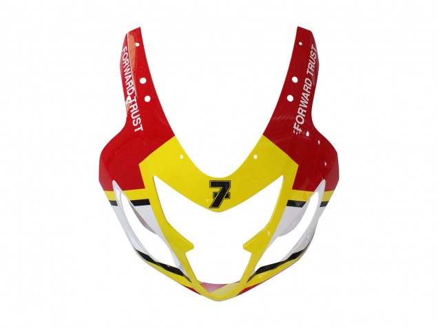 2004-2005 Suzuki GSXR 600 / GSXR 750 Motorcycle Fairings - White Red Yellow Michelin Texaon Heron 7 Canada Suppliers