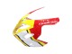 2004-2005 Suzuki GSXR 600 / GSXR 750 Motorcycle Fairings - White Red Yellow Michelin Texaon Heron 7 Canada Suppliers