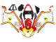 2004-2005 Suzuki GSXR 600 / GSXR 750 Motorcycle Fairings - White Red Yellow Michelin Texaon Heron 7 Canada Suppliers