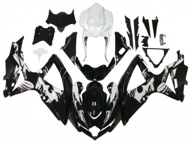 2006-2007 Suzuki GSXR 600 / GSXR 750 Motorcycle Fairings - Glossy Black White Canada Suppliers