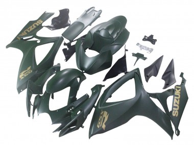 2006-2007 Suzuki GSXR 600 / GSXR 750 Motorcycle Fairings - Matte Army Green Canada Suppliers