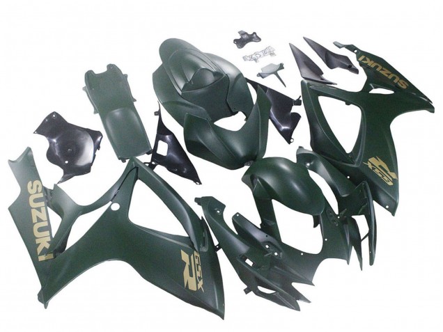 2006-2007 Suzuki GSXR 600 / GSXR 750 Motorcycle Fairings - Matte Army Green Canada Suppliers