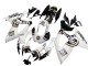 2006-2007 Suzuki GSXR 600 / GSXR 750 Motorcycle Fairings - White Black Lucky Strike Motul Canada Suppliers
