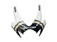 2006-2007 Suzuki GSXR 600 / GSXR 750 Motorcycle Fairings - White Black Lucky Strike Motul Canada Suppliers
